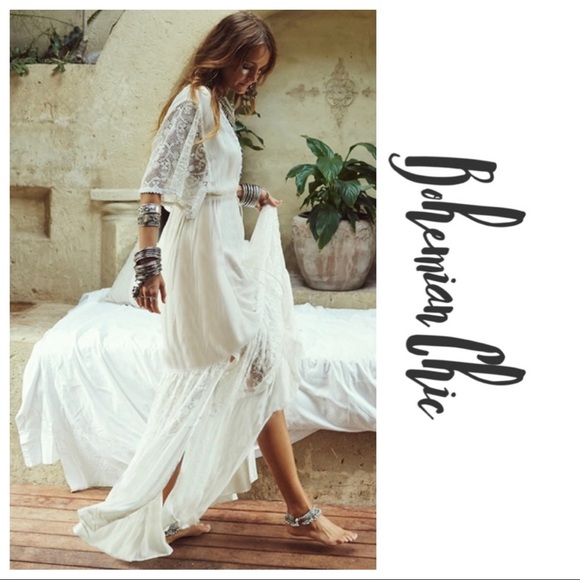 Ariana-V-neck Pullover Summer Beach Dress - Picture 3 of 5